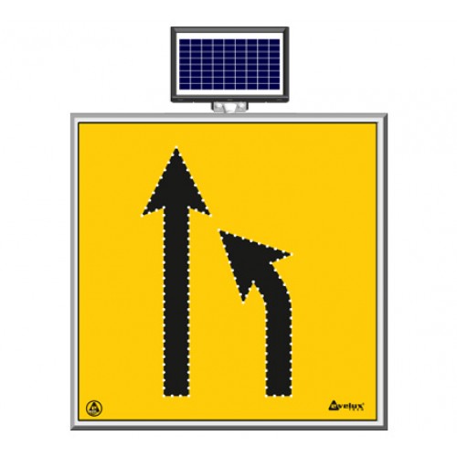 Solar Flaşörlü Lam. Solar ve AC LED li Levhalar