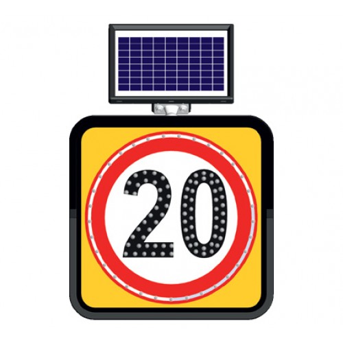 Solar Flaşörlü Lam. Solar ve AC LED li Levhalar